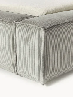 Cama tapizada en pana Lennon