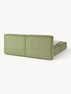 Cama tapizada en pana Lennon