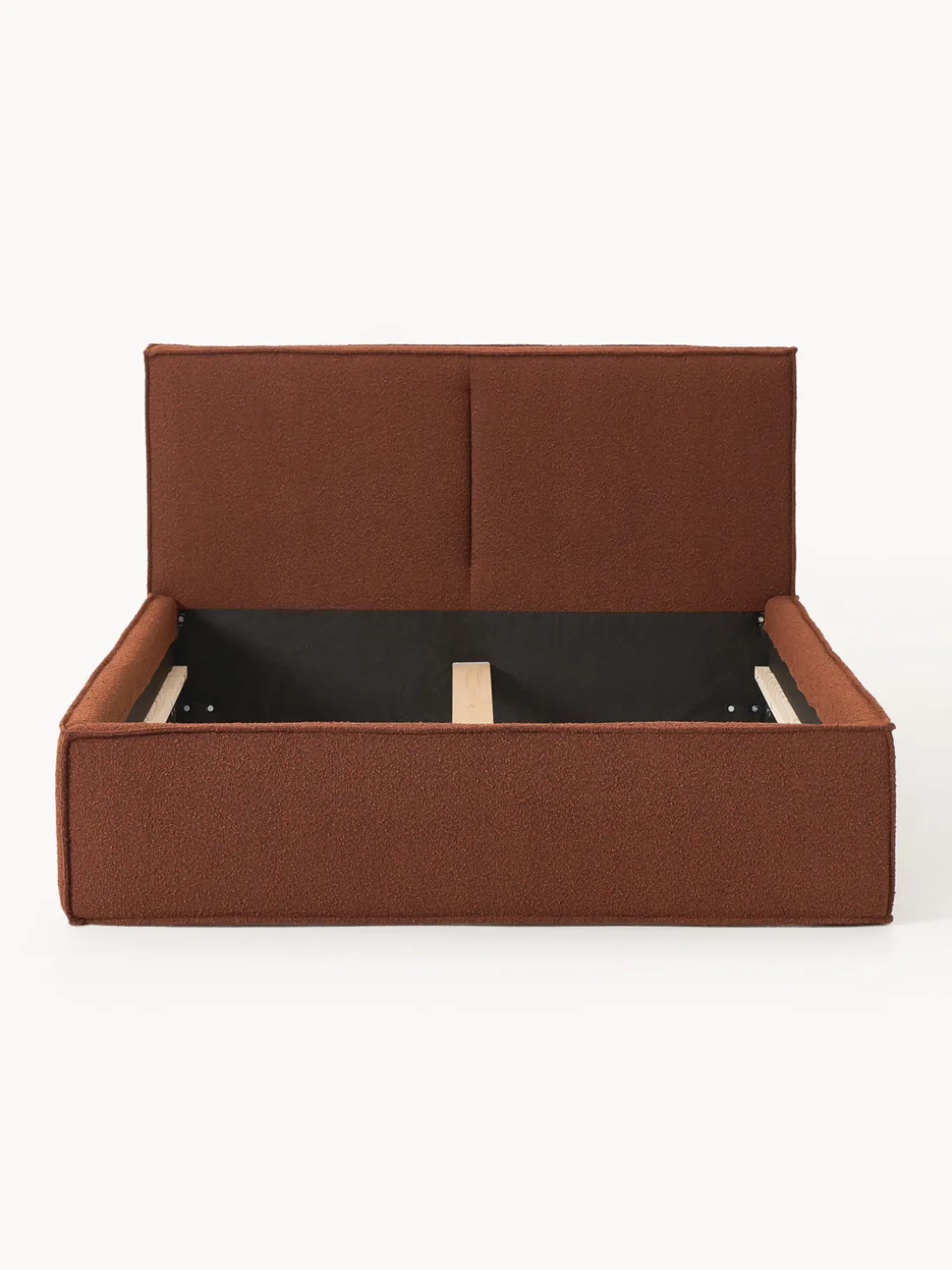 Cama tapizada en tejido bouclé Dream