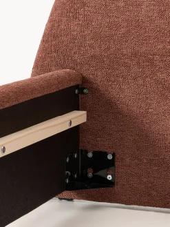 Cama tapizada en tejido bouclé Gary