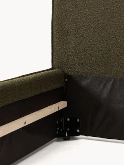 Cama tapizada en tejido bouclé Dream