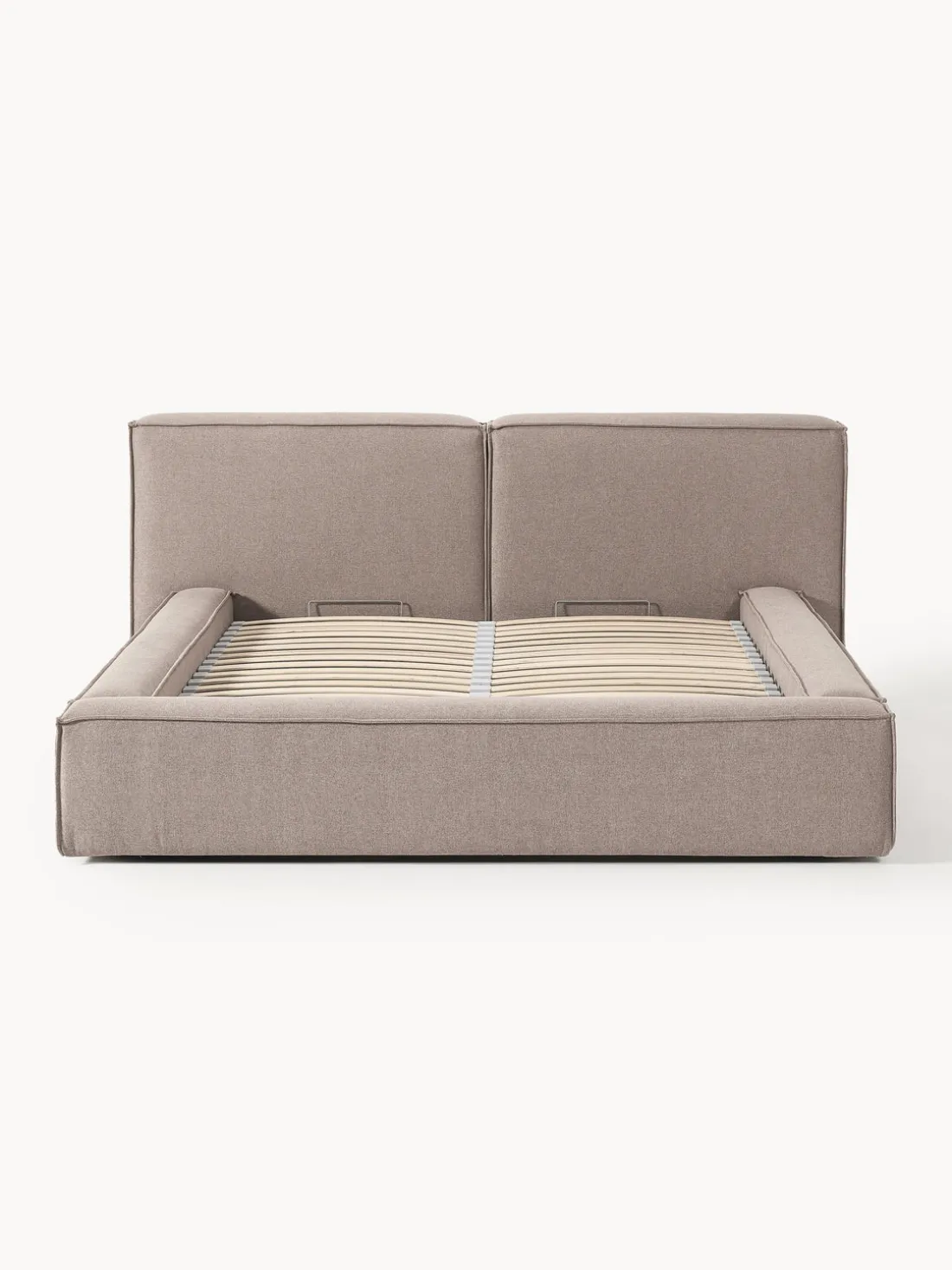 Cama tapizada Lennon, con espacio de almacenamiento