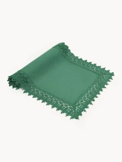 Camino de mesa con ribete de encaje Flavia