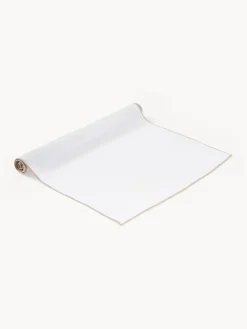 Camino de mesa de lino con ribete Kennedy