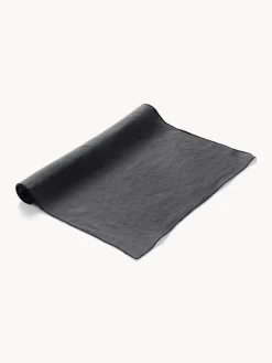 Camino de mesa de lino con ribete Kennedy