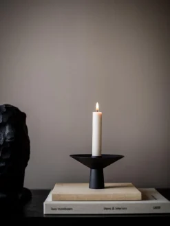 Candelabro de acero inoxidable mate Uma