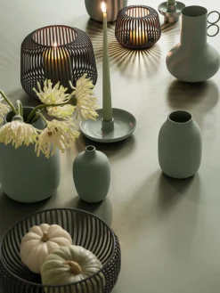 Candelabro de cerámica Vela