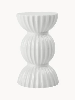Candelabro de porcelana con relieves Tura