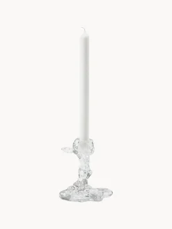 Candelabro de vidrio artesanal Drip