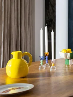 Candelabro de vidrio borosilicato Perle