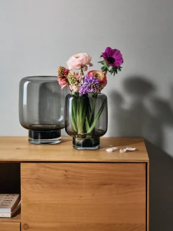 Candelabro soplado artesanalmente Vejle, 24 cm