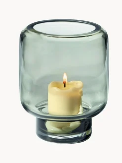 Candelabro soplado artesanalmente Vejle, 19 cm