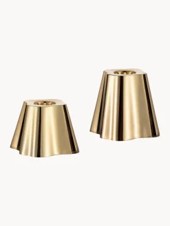 Candelabros de latón Alvar Aalto, 2 uds.