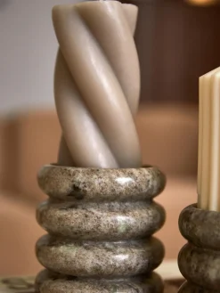 Candelabros de mármol Orta, 2 uds.