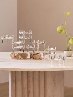 Candelabros Rosey, 3 uds.