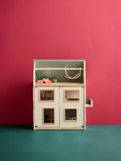 Casa de muñecas de madera Aiden