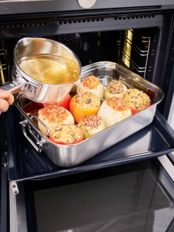 Cazuela horno de acero inoxidable con báscula Expertiso