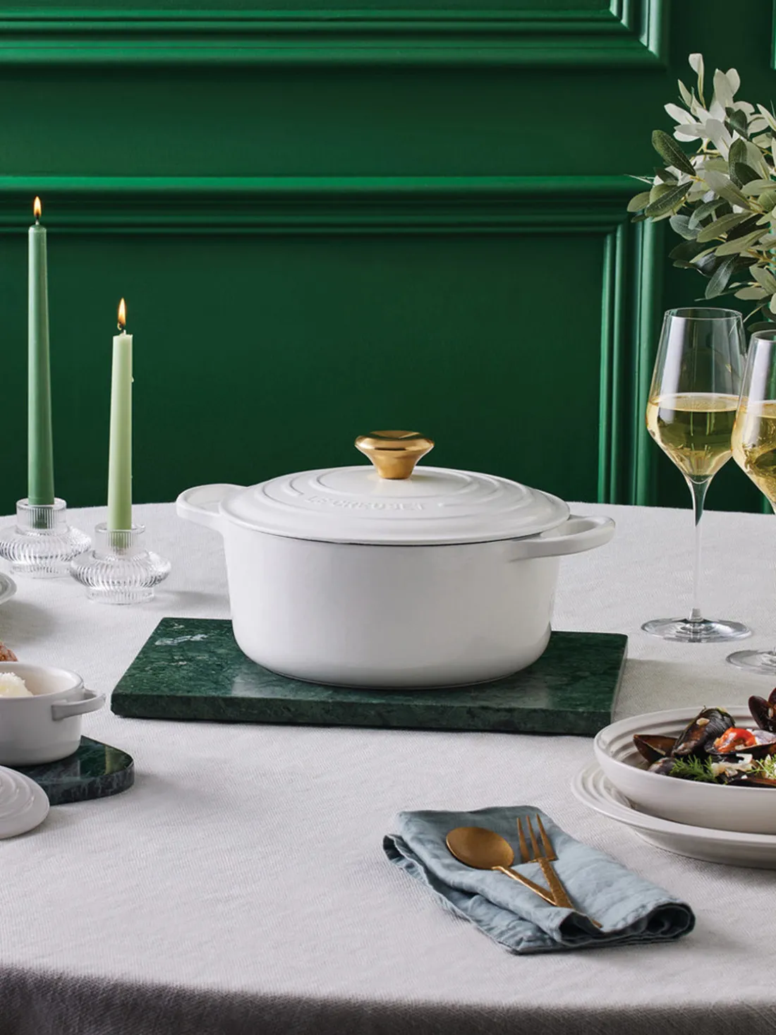 Cazuela ovalada de hierro fundido Signature Collection