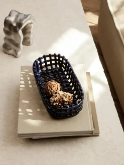 Cesta artesanal de cerámica Nalan