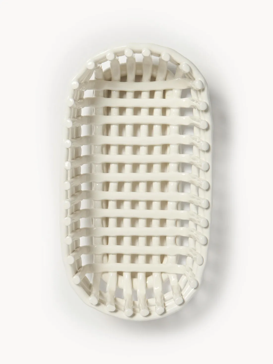 Cesta artesanal de cerámica Nalan