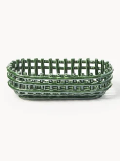 Cesta artesanal de cerámica Nalan