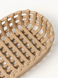 Cesta artesanal de cerámica Nalan