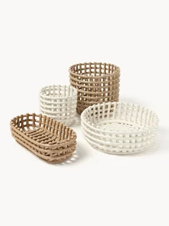 Cesta artesanal de cerámica Nalan