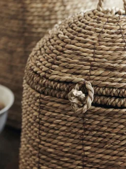 Cesta con tapadera de algas Rama