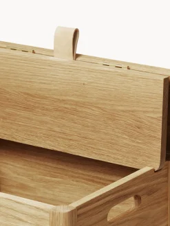 Cesta de ropa de madera de roble A Line