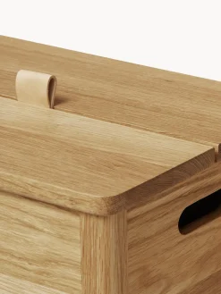 Cesta de ropa de madera de roble A Line