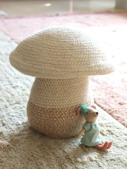 Cesta infantil artesanal Mushroom, 27 cm