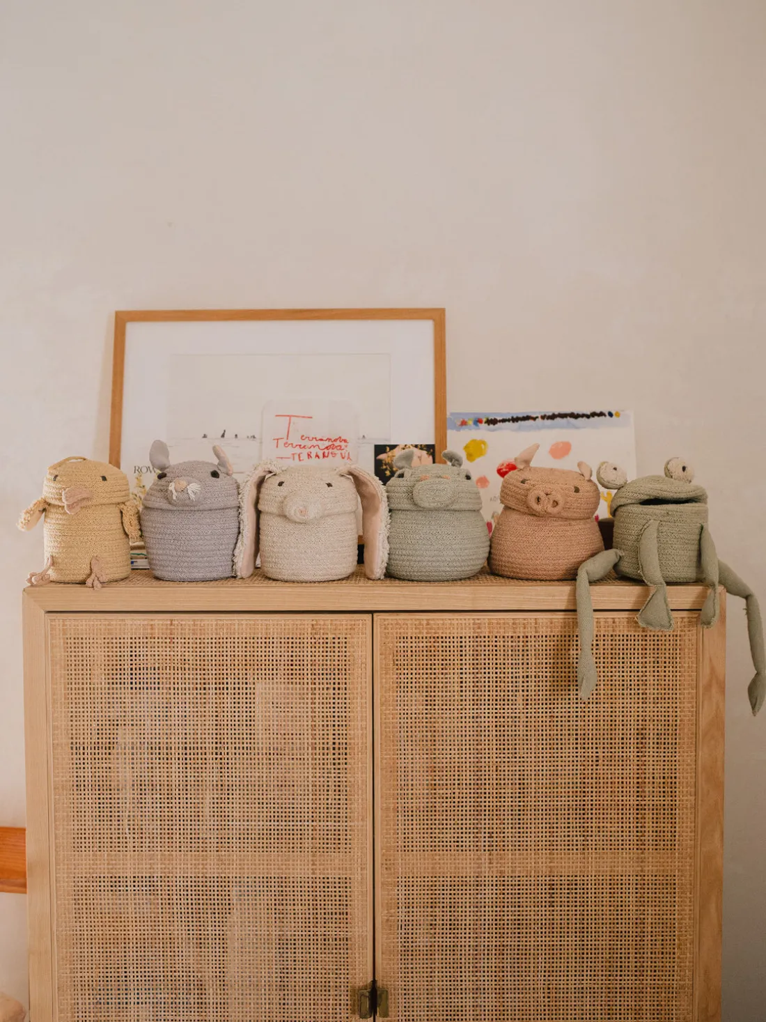 Cesta infantil artesanal Mini Fred