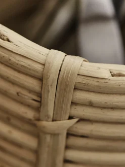 Cestas artesanales de ratán Linder, 3 uds.