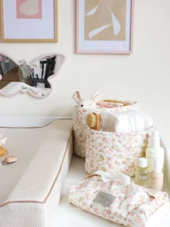 Cestas de almacenaje de algodón ecológico Augusta, 2 uds.