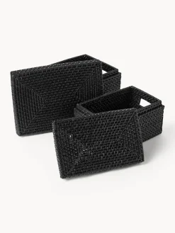 Cestas de almacenamiento con tapa Lurdes, 2 uds.