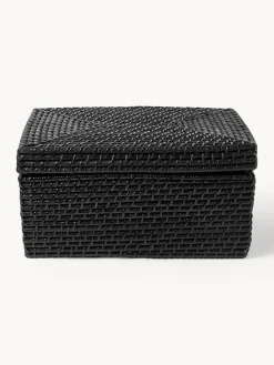 Cestas de almacenamiento con tapa Lurdes, 2 uds.