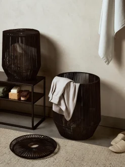 Cestas de ropa artesanales de cuerda Gabe, 2 uds.