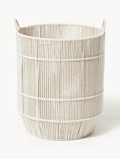 Cestas de ropa artesanales de cuerda, 2 uds.