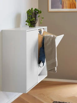 Cesto para la ropa Brilliant White para colgar