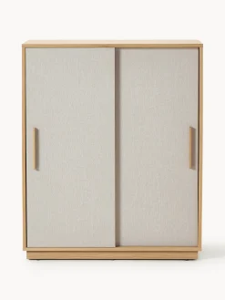 Chiffonnier de madera con frente tapizado Wisp