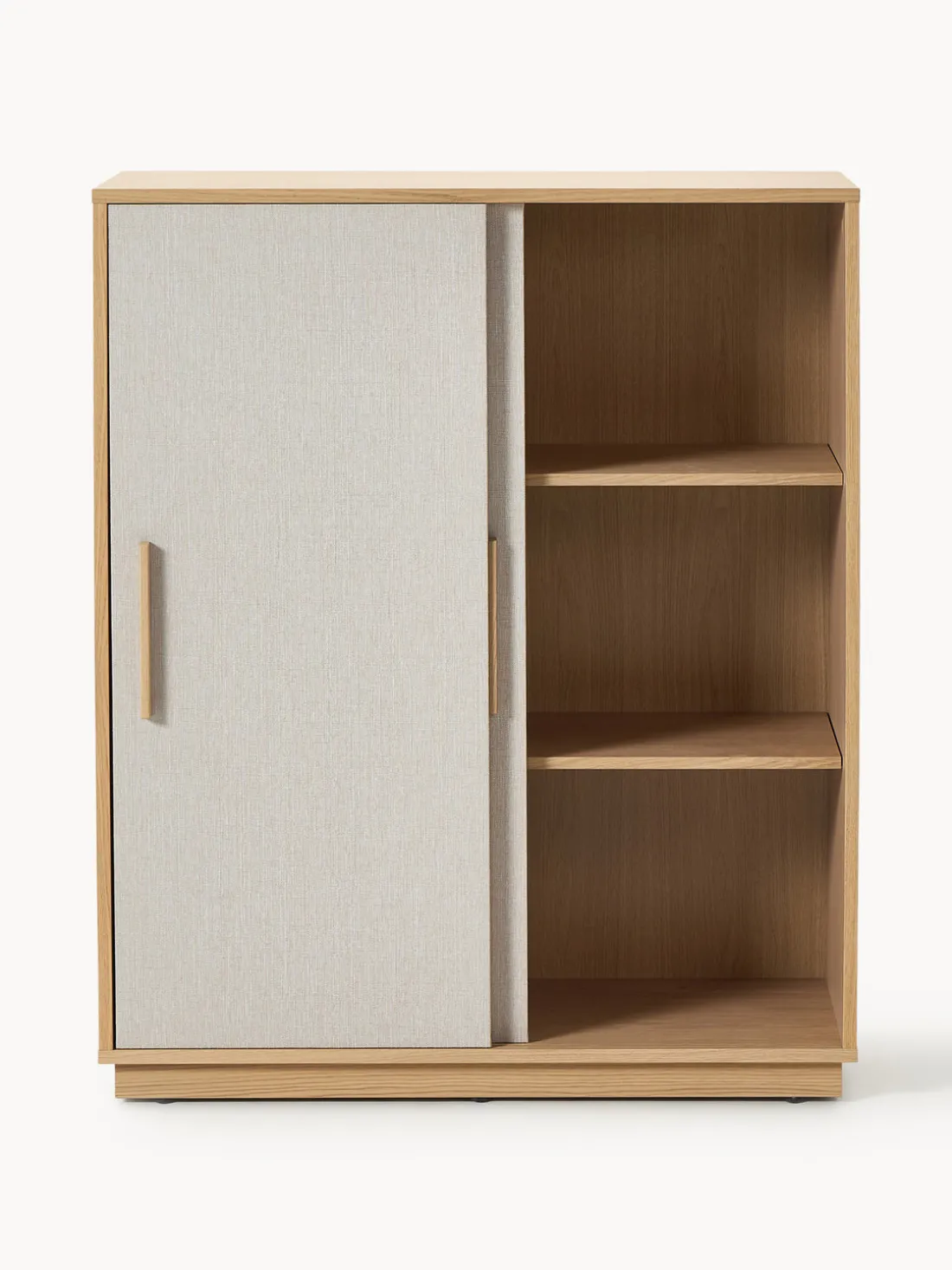 Chiffonnier de madera con frente tapizado Wisp