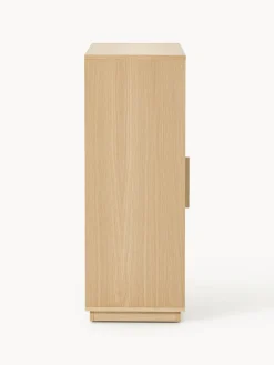 Chiffonnier de madera con frente tapizado Wisp