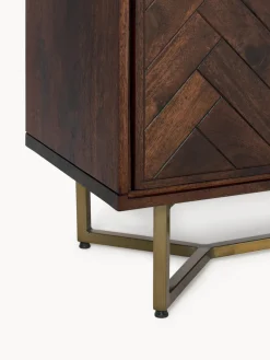 Chiffonnier de madera maciza de mango Luca