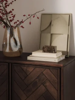 Chiffonnier de madera maciza de mango Luca