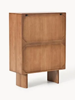 Cómoda artesanal de madera de roble Chandler