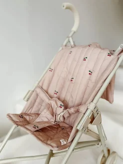 Cochecito para muñecas con correa y bolsa de transporte Cherry Blush