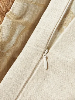 Cojín artesanal con flecos Michelle