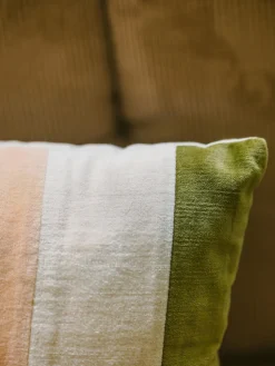 Cojín artesanal de algodón Fields