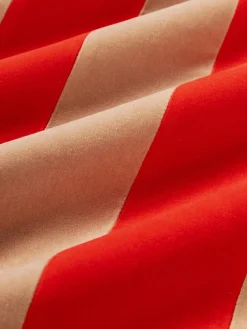 Cojín artesanal de algodón Striped