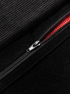 Cojín artesanal de lana Lips Smolder